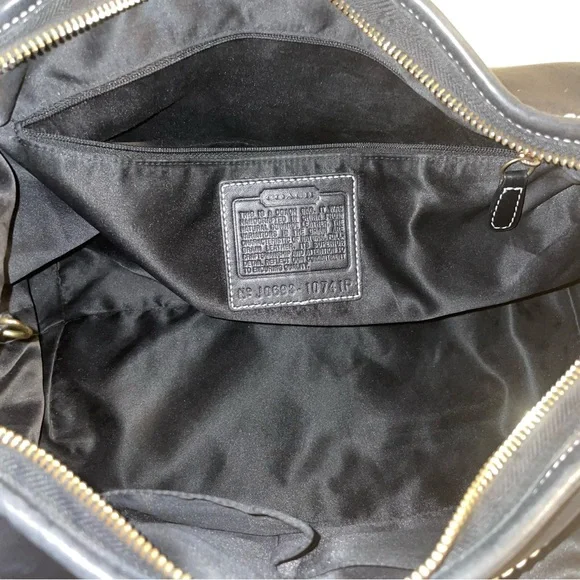 Coach Ergo Legacy Black Leather Shoulder Bag - Picture 9 of 11